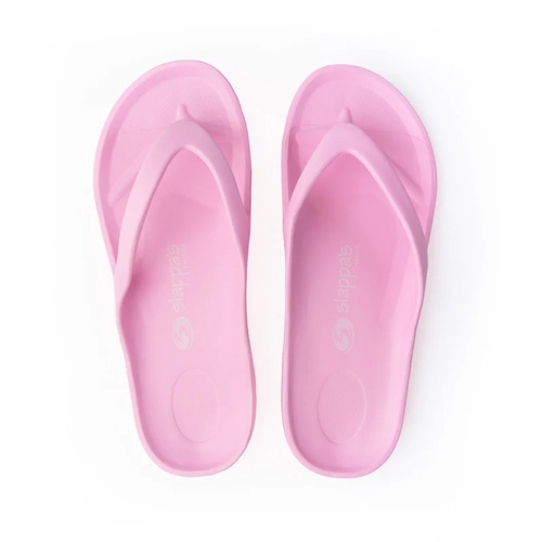 Slappas Arch Support Durable Comfy Thongs Pale Pink Size 42 (TS-PP42)