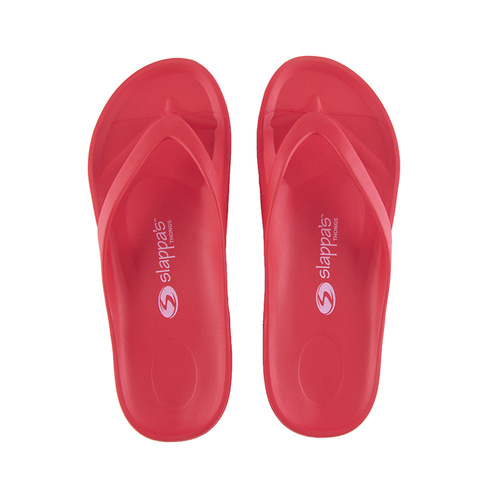 Slappas Arch Support Durable Comfy Thongs Red Size 44 (TS-RD44)