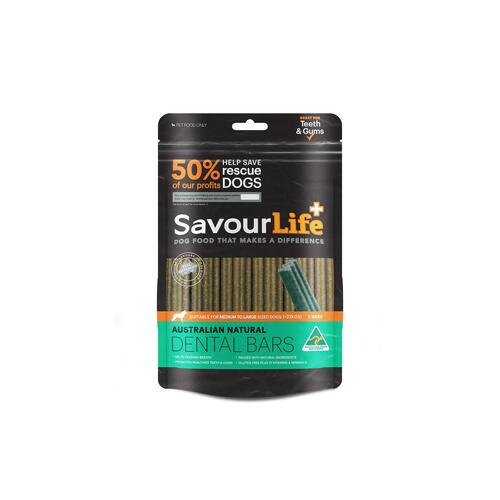 Savour Life Australian Natural Dental Bars Medium to Large Dog Treat 5 Pack