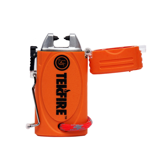UST Tekfire Pro Fuel-Free Lighter Orange (U-02197)
