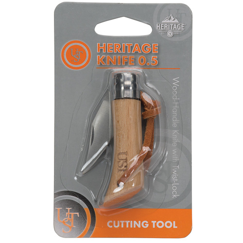 UST Heritage Wood-Handle Folding Knife 0.5 45mm (U-12116)