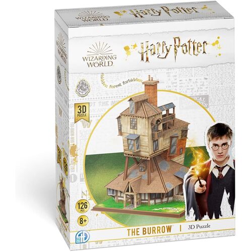 4D Cityscape Harry Potter The Burrow 3D Puzzle 126 Pieces (UG4D51075)