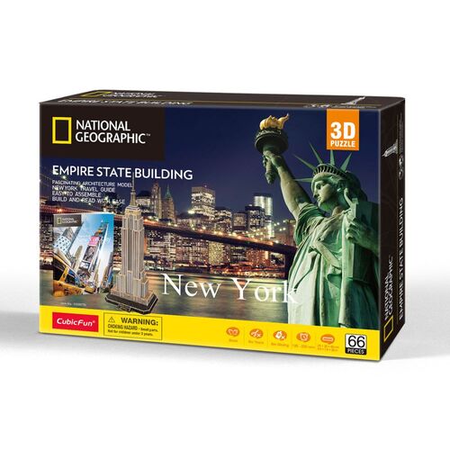 National Geographic Empire State Building 3D Puzzles 66 Pieces (UGDS209773)
