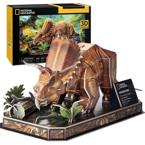 National Geographic Triceratops 3D Puzzle for Ages 8+ (UGDS210526)