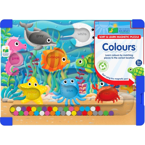 The Learning Journey Sort & Learn Magnetic Puzzle: Colours Ages 3-6