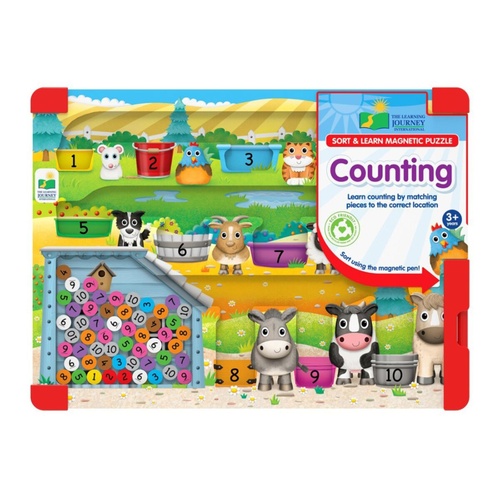 The Learning Journey Sort & Learn Magnetic Puzzle: Counting Ages 3+