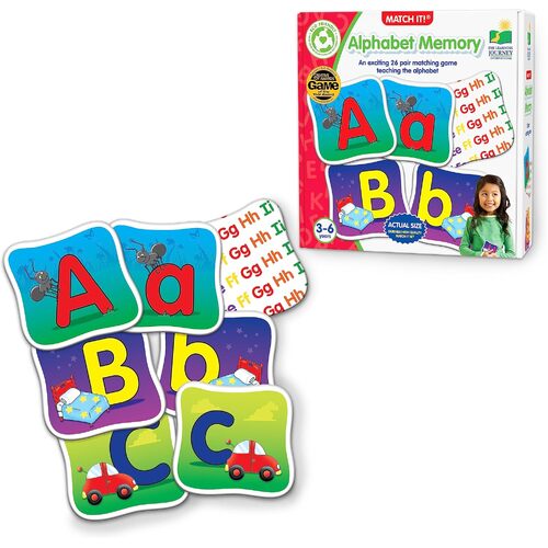 The Learning Journey Match It Alphabet Memory Matching Game (UGLJ192474)
