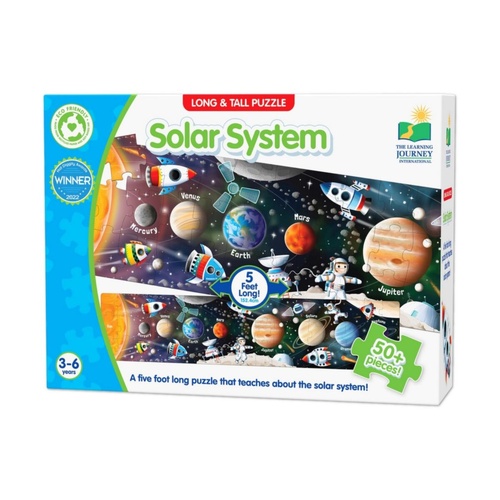 The Learning Journey Long & Tall Puzzle: Solar System Ages 3-6