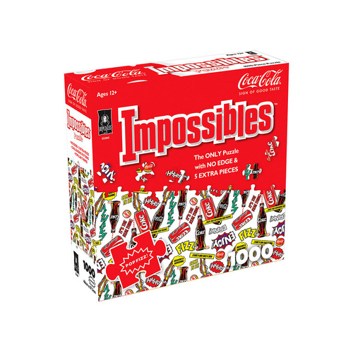 BePuzzled Impossibles Coca-Cola Pop Fizz Jigsaw Puzzle 1000 Pieces (UNI001481)