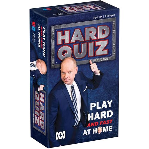 University Games Hard Quiz Fast Game 3-6 Players Ages 13+ (UNI001665)