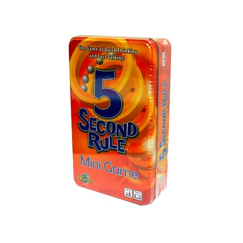 5 SECOND RULE CARD GAME (TIN) (UNI01092)