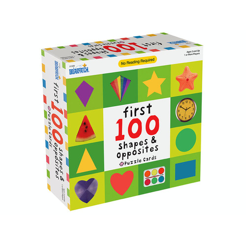 First 100 Shapes & Opposites Puzzle Cards (UNI01339)