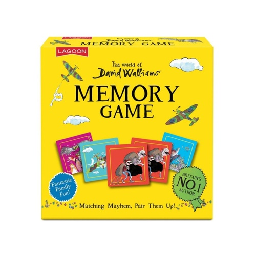 Lagoon The World of David Walliams: Memory Game 2+ Players