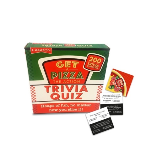 Lagoon Get A Pizza The Action Trivia Quiz Card Game