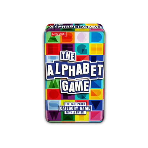 Lagoon The Alphabet Game Fast-Paced Category Family Game in Tin (UNI022457)