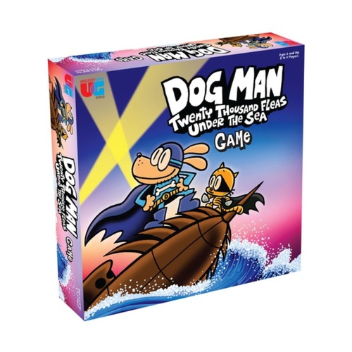 University Games Dog Man Twenty Thousand Fleas Under the Sea Board Game