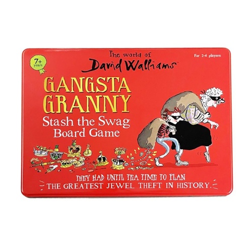 University Games David Walliams: Gangsta Granny Stash the Swag Board Game