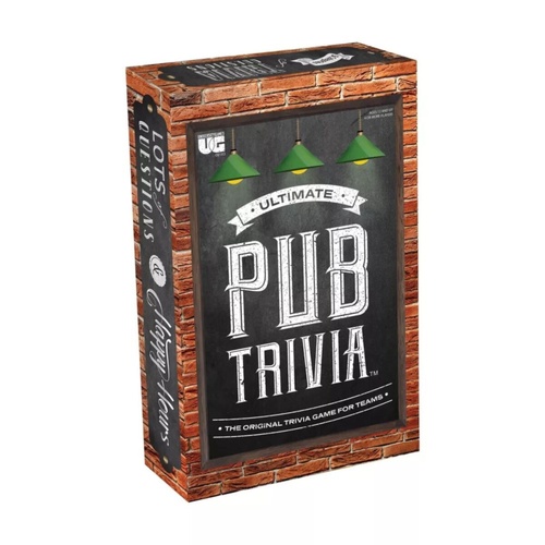 University Games Ultimate Pub Trivia Travel Edition Board Game