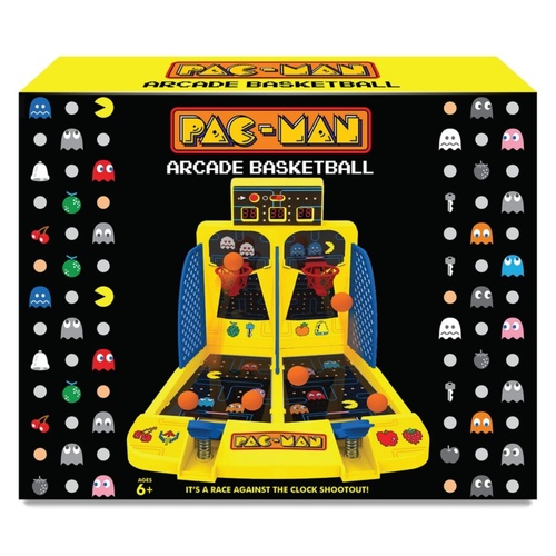 Pac-Man Arcade Basketball Core Series Interactive Game 1-2 Players Ages 6+