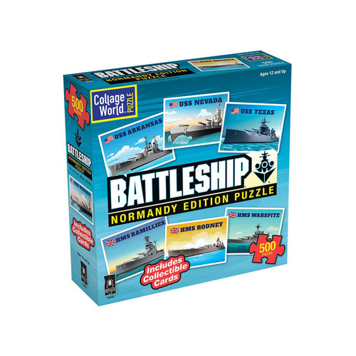 BePuzzled Battleship Normandy Edition Jigsaw Puzzle 500 Pieces (UNI33939)