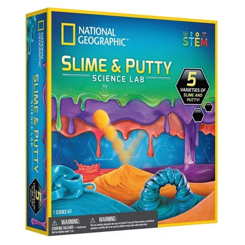 National Geographic: Slime and Putty Science Lab Kit for Kids