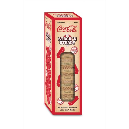 Coca-Cola Stack N Steady Family Game 1+ Players Ages 13+ (UNICC010)