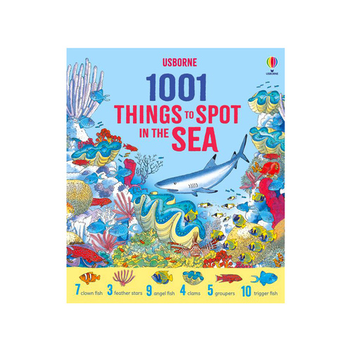 Usborne 1001 Things to Spot in the Sea Childrens Picture Puzzle Book (USB041948)