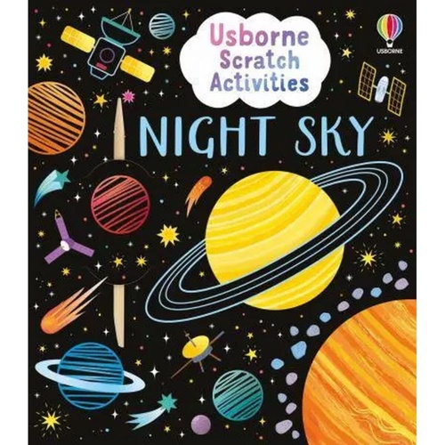 Usborne Night Sky Scratch Childrens Activity Book