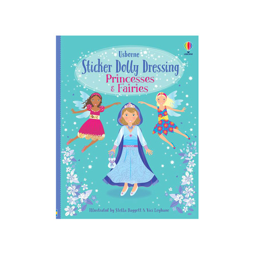 Usborne Sticker Dolly Dressing Princess & Fairies Sticker Book (USB085776)