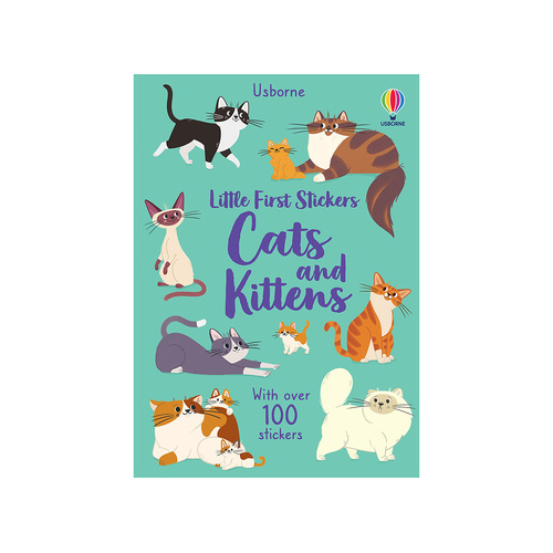 Usborne Little First Stickers Cats & Kittens Sticker Book (USB314561)