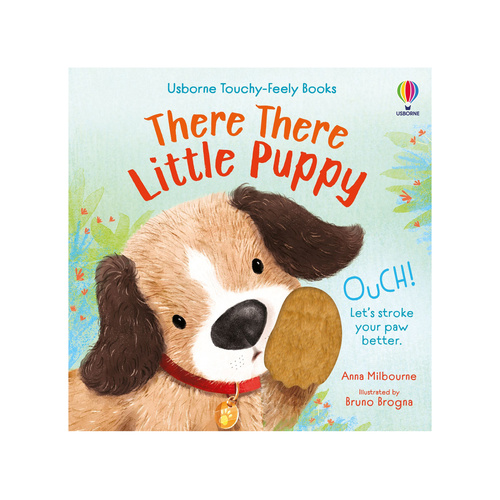 Usborne Touchy-Feely Books There There Little Puppy Childrens Book (USB318835)