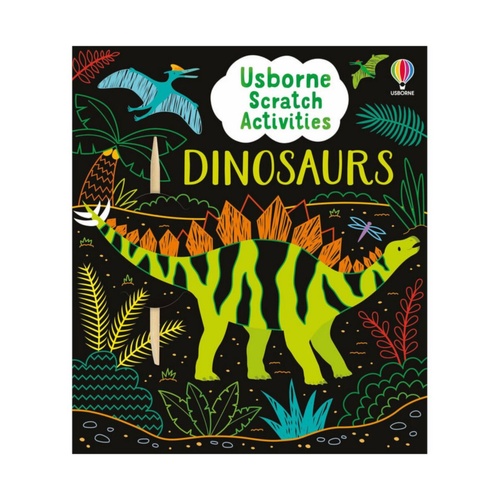 Usborne Scratch Activities: Dinosaurs Childrens Book