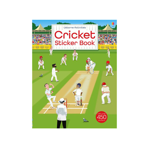 Usborne Cricket Sticker Book with over 450 Stickers (USB921770)