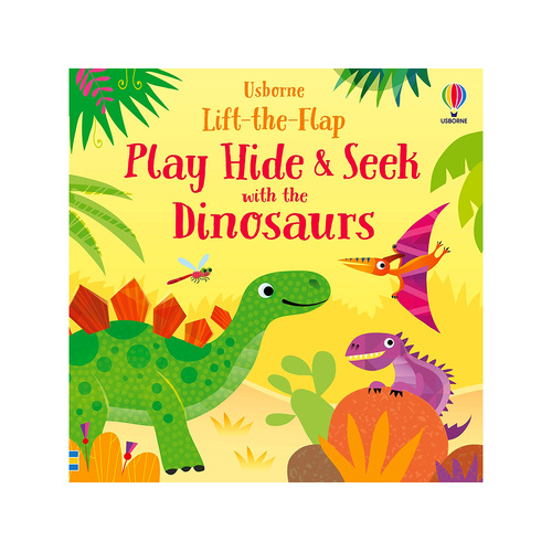 Usborne Play Hide & Seek with the Dinosaurs Childrens Book (USB995672)