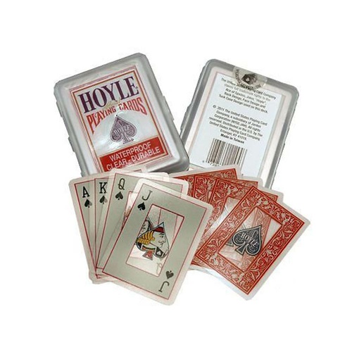 Hoyle Poker Clear Plastic Deck Playing Cards (USP11294)