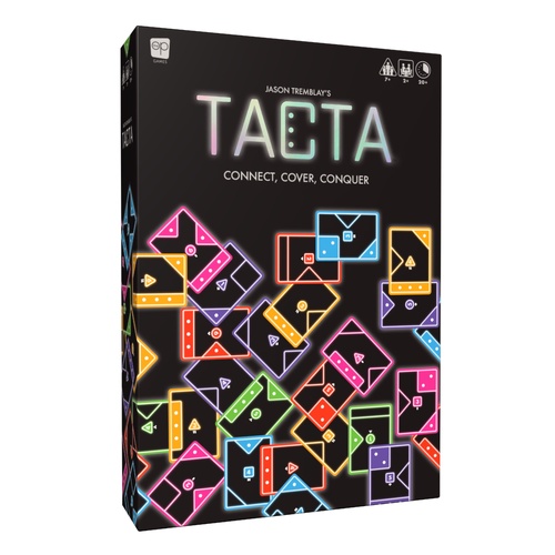 The Op Games Tacta: Connect Cover Conquer 2+ Players Ages 7+
