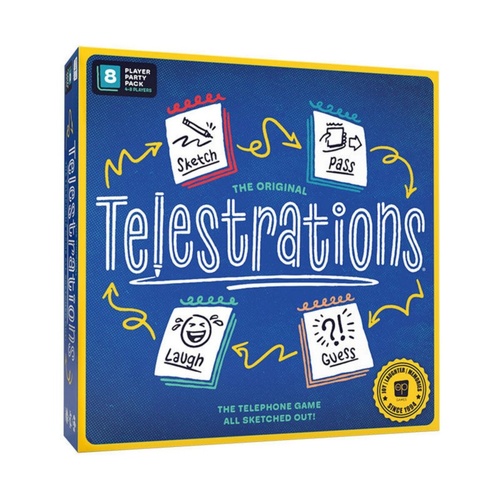 Telestrations 8 Player Original 2025 Board Game 4-8 Players Ages 10+