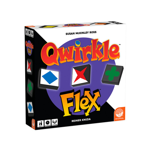 Mindware Qwirkle Flex Family Game 2-4 Players Ages 8+ (VEN45103)