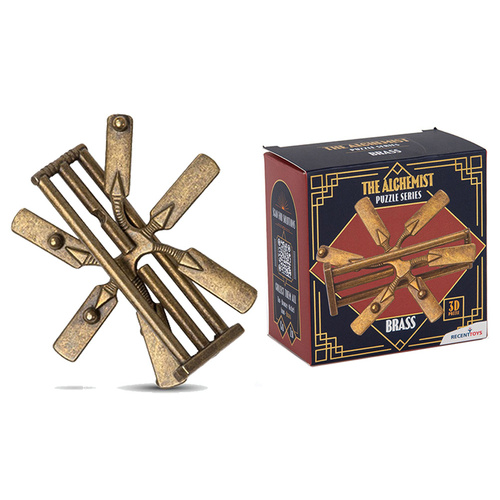 Recent Toys The Alchemist Puzzle Series Brain Teaser Brass (VEN852072)