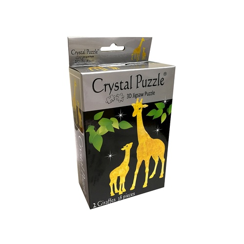 3D GIRAFFES CRYSTAL PUZZLE (VEN901587)