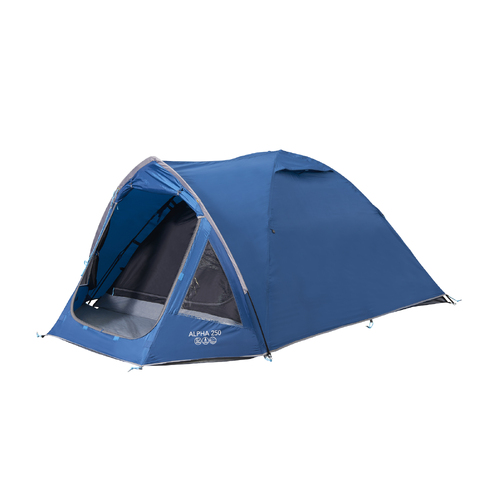 Vango Alpha 250 2 Person Camping & Hiking Tent - Earth Series - Moroccan Blue