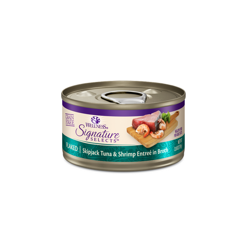 Wellness Core Signature Selects Wet Cat Food Skipjack Tuna & Shrimp 12 x 79g