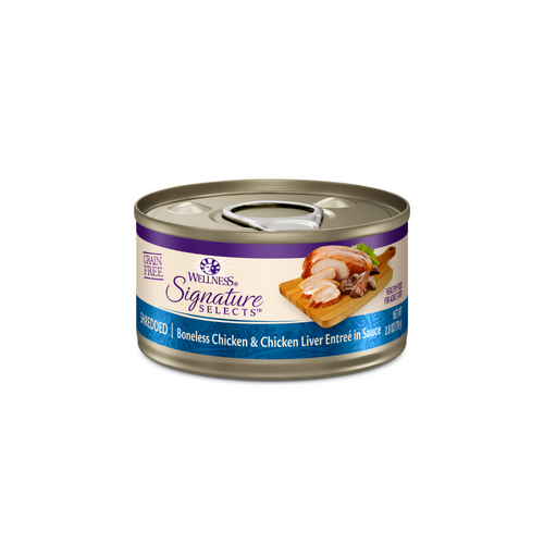 Wellness Core Signature Selects Wet Cat Food Chicken & Chicken Liver 12 x 79g