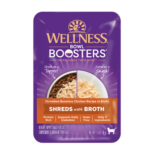 Wellness Core Simply Shreds Cat Food Topper Boneless Chicken 12 x 50g