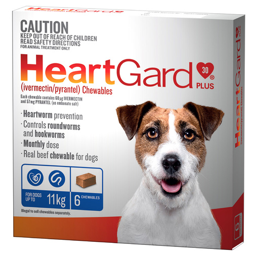 HEARTGARD PLUS BLUE 6 (0-11kg) (WHGDPB6)