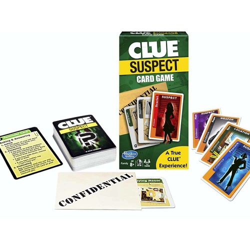 CLUE SUSPECT CARD GAME (WIN01210)