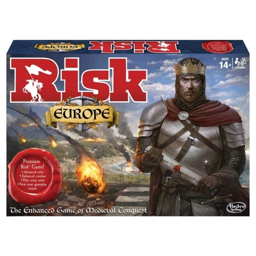 Winning Moves Risk Europe Strategy Board Game 2-4 Players Ages 14+