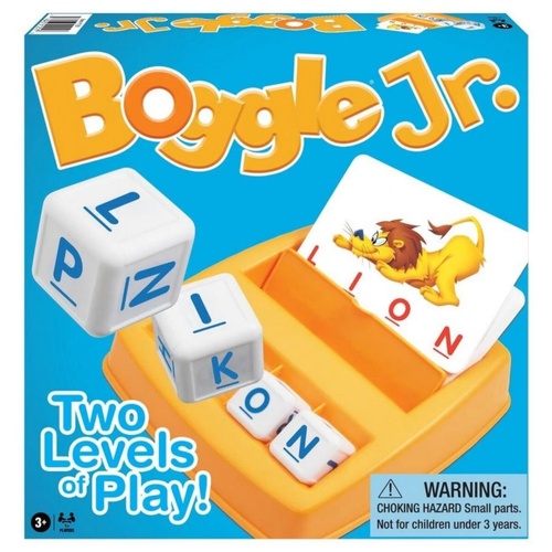 Winning Moves Boggle Junior Two Levels of Play Board Game 1+ Players Ages 3+