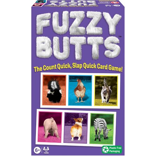 Winning Moves Fuzzy Butts Card Game 2-6 Players Ages 8+ (WIN01255)