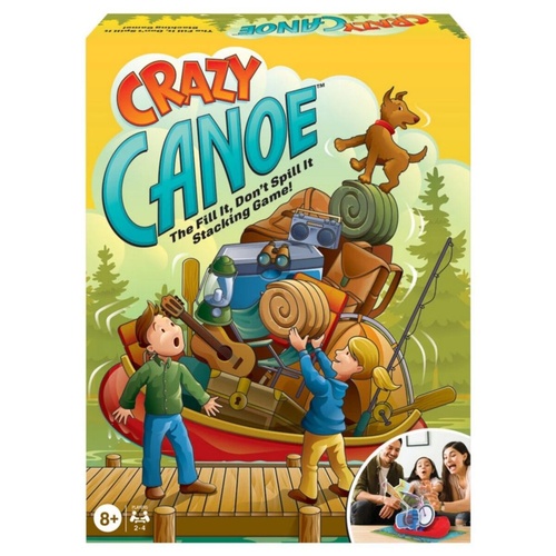Winning Moves Crazy Canoe Family Stacking Game 2-4 Players Ages 8+